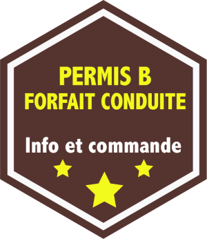 Permis B - Forfait conduite